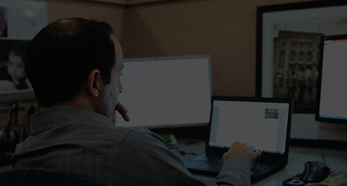 guy at computer
