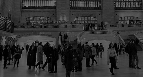 busy subway station